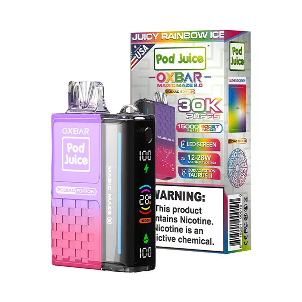 OXBAR x Pod Juice 30K Magické bludisko 2