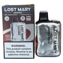 Laden Sie das Bild in den Galerie-Viewer, Black Strawnana – Lost Mary OS5000 – Lustre Edition
