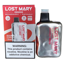 Laden Sie das Bild in den Galerie-Viewer, Acai Berry Storm Ice – Lost Mary OS5000 – Lustre Edition
