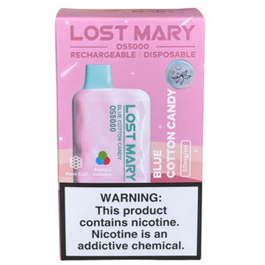 Niebieska wata cukrowa (Blueberry P&B Cloudd) - Lost Mary OS5000