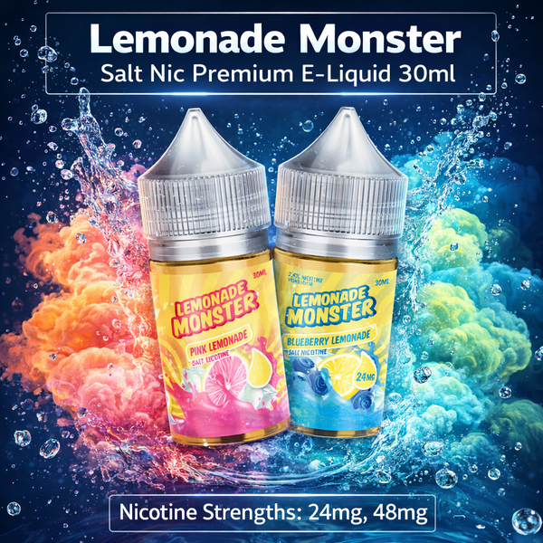 Lemonade Monster Salt Nic Premium E-Liquid 30ml - Müüjad