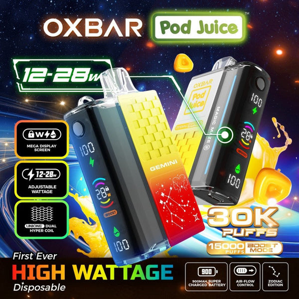 OXBAR x Pod Juice 30K Magic Maze 2 - Best Sellers