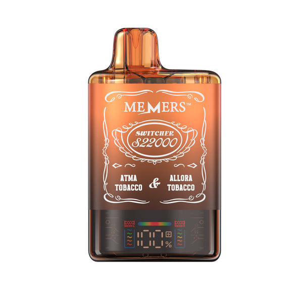 Atma Tobacco - Allora Tobacco - Memers - Switcher S22K - 20K vapes