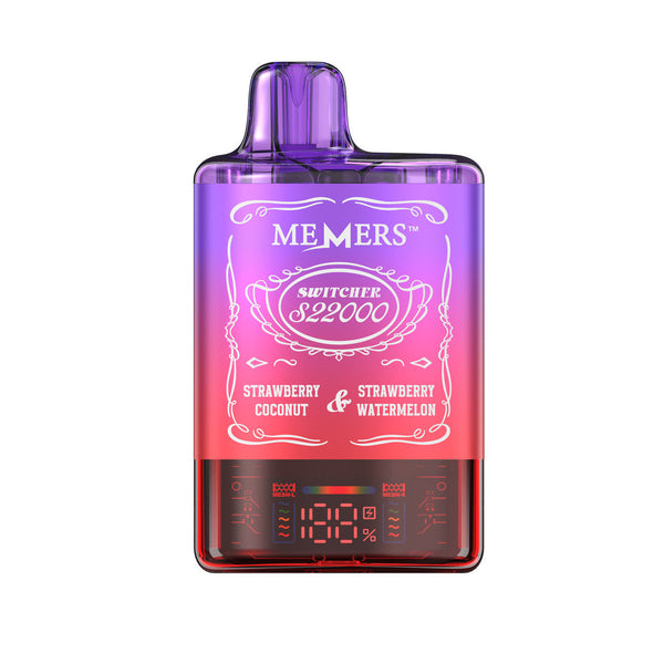 Erdbeere Kokosnuss - Erdbeere Wassermelone - Memers - Switcher S22K - 20.000 Vapes