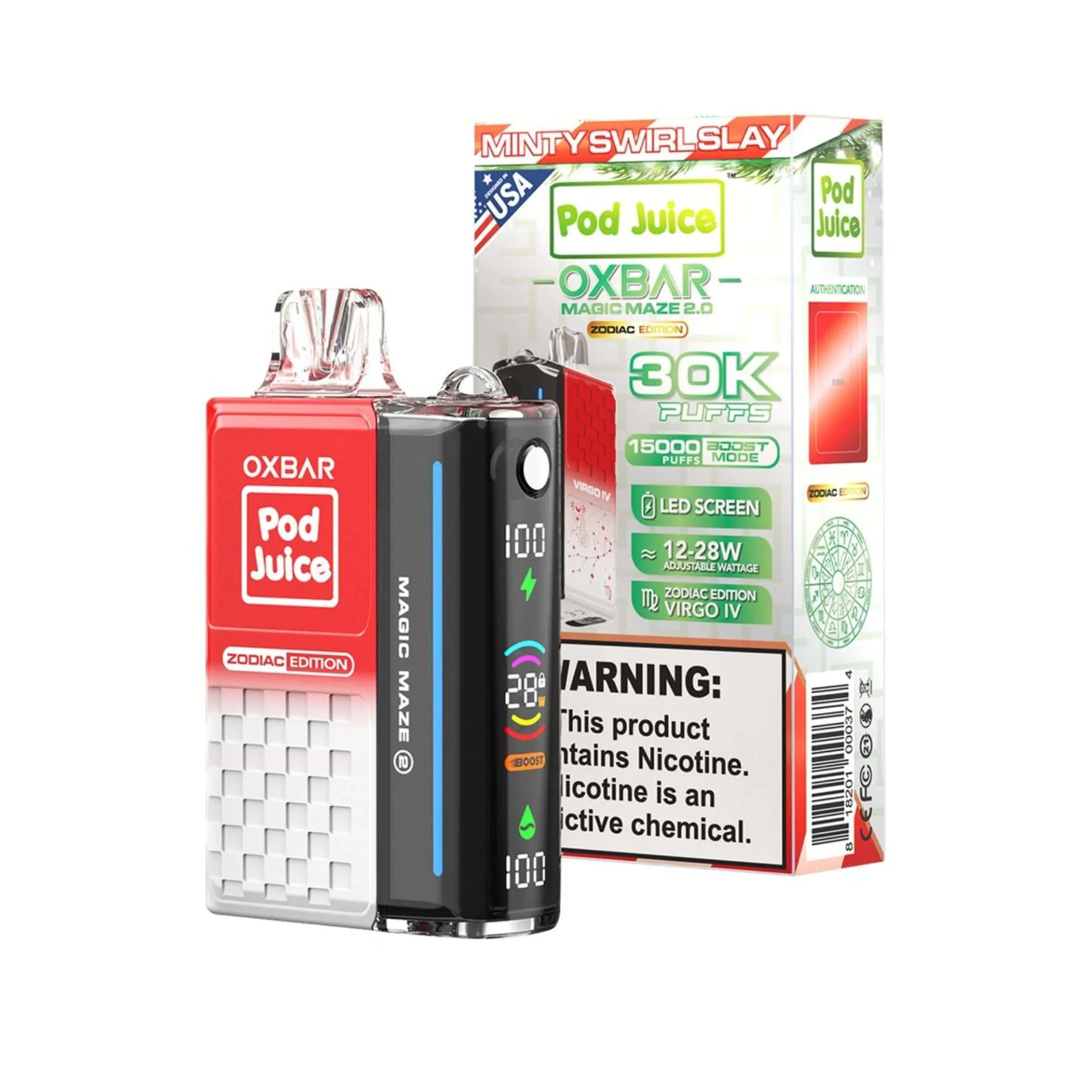 OXBAR x Pod Juice 30K Magické bludisko 2