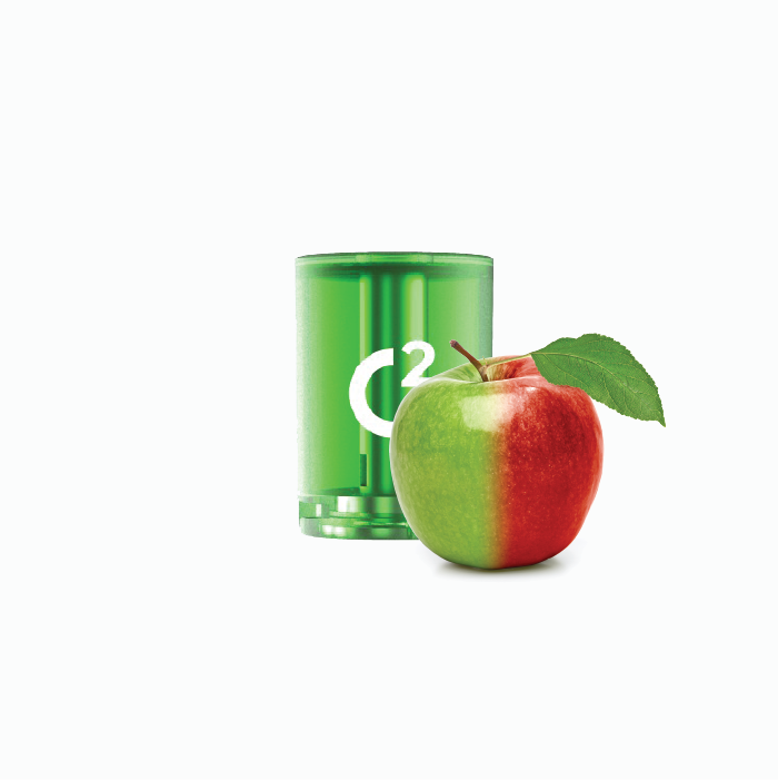 C2 Hookah Premium Pod – Dublu Apple