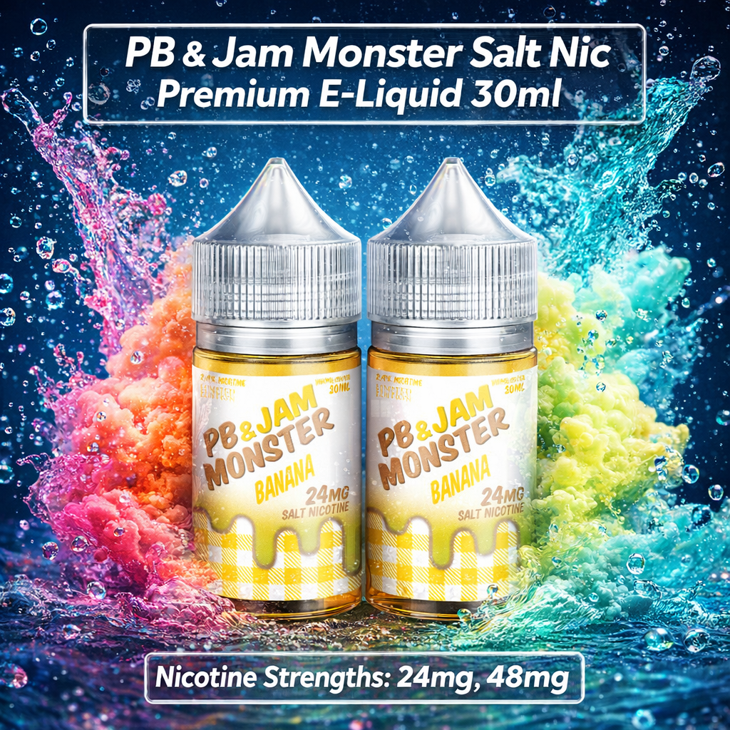 Load image into Gallery viewer, PB &amp;amp; Jam Monster Salt Nic Premium E-Liquid 30ml
