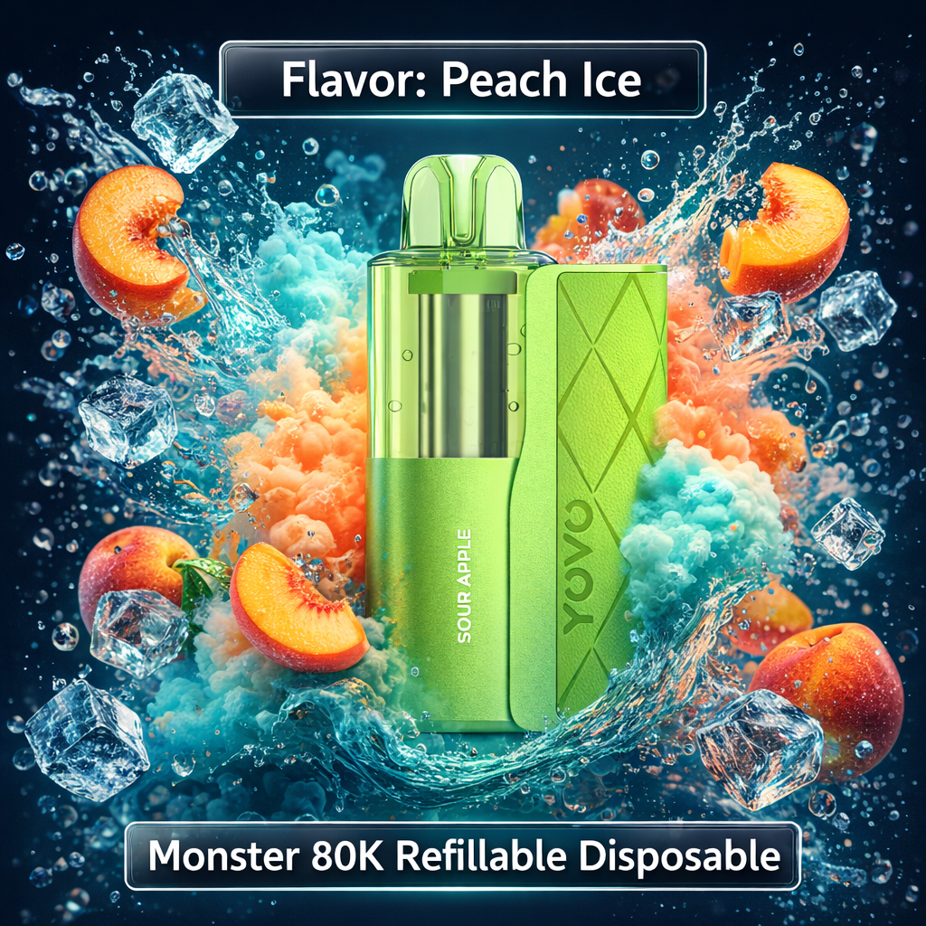 Vape jetable rechargeable Monster 80K