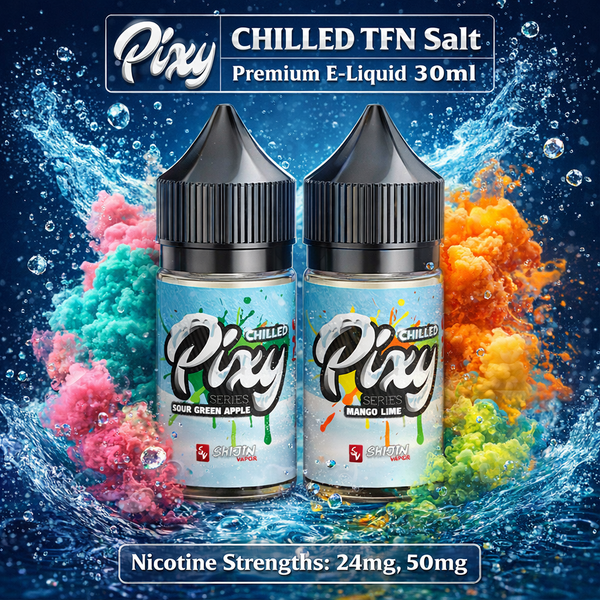 Pixy CHILLED TFN Salt Premium E-Liquid 30ml - Müüjad