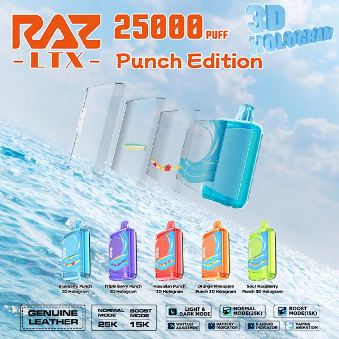 Load image into Gallery viewer, RAZ LTX 25K 3D Hologram Punch Edition
