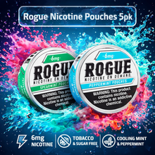 Načíst obrázek do prohlížeče galerie, Rogue Nicotine Pouches 5pk
