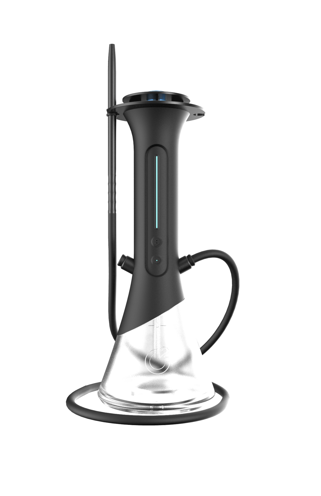 Cargar imagen en el visor de la galería, Cachimba C2 – Cachimba electrónica premium – Negro suave
