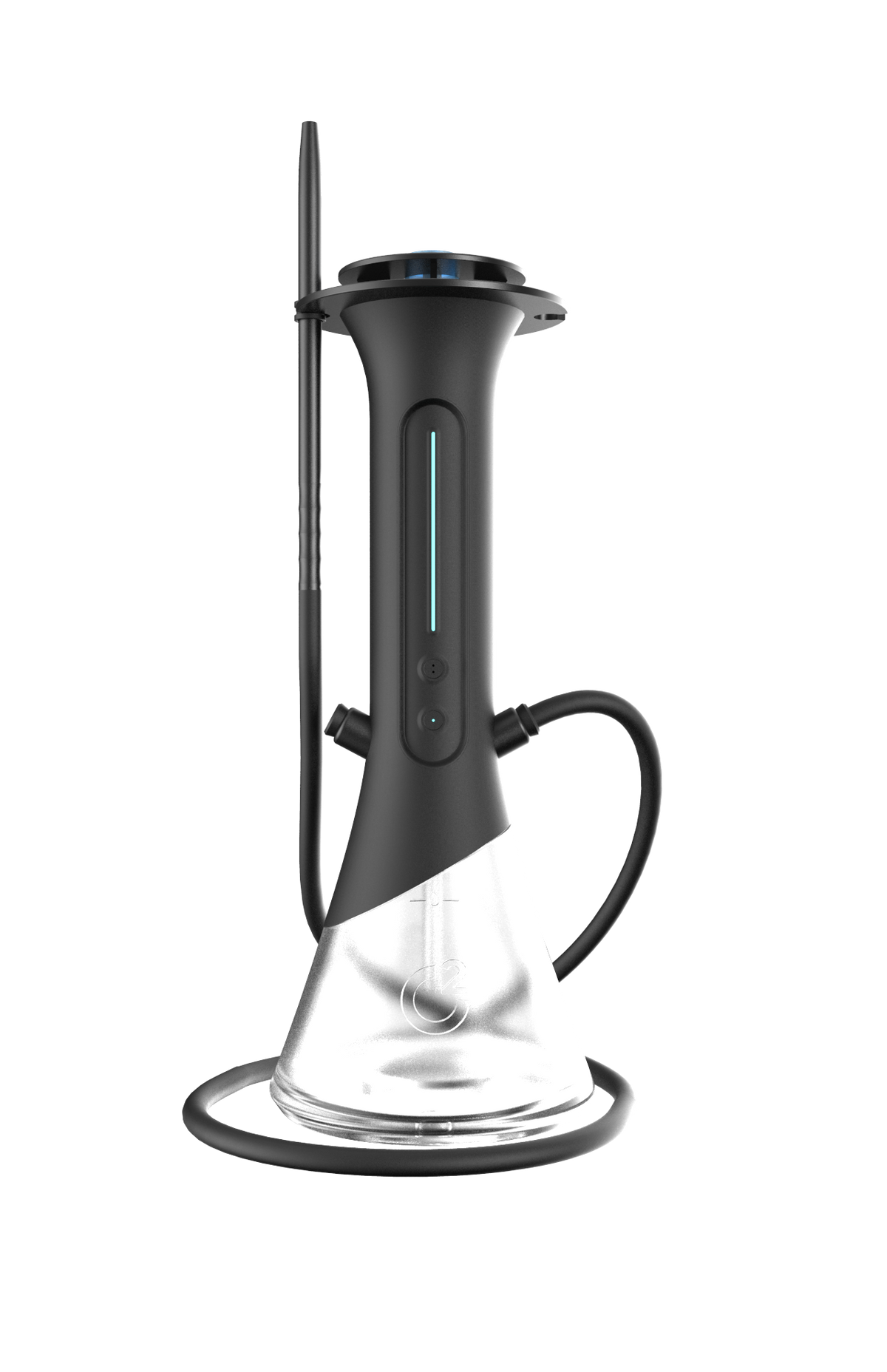 Cachimba C2 – Cachimba electrónica premium – Negro suave