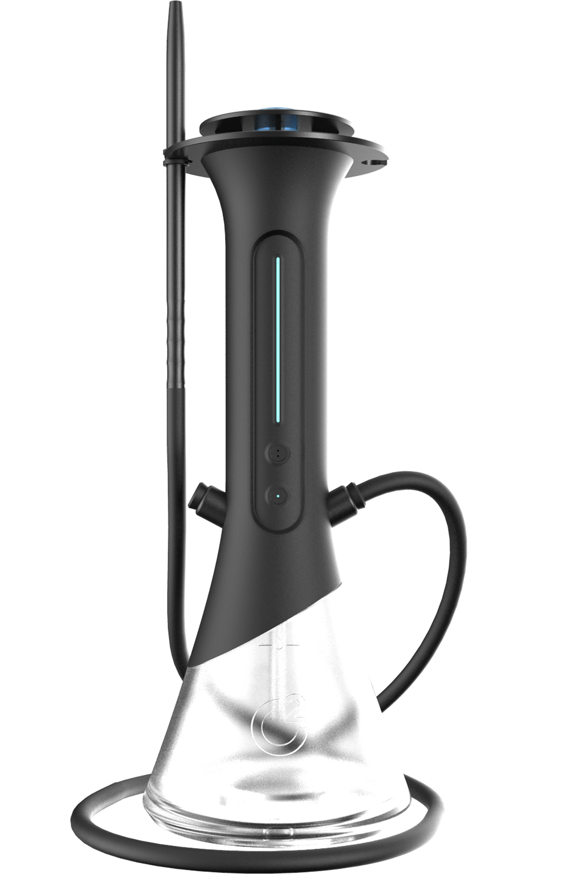 Cargar imagen en el visor de la galería, Cachimba C2 – Cachimba electrónica premium – Negro suave
