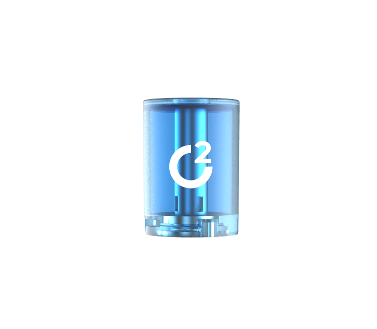 Cachimba C2 – Cachimba electrónica premium – Negro suave