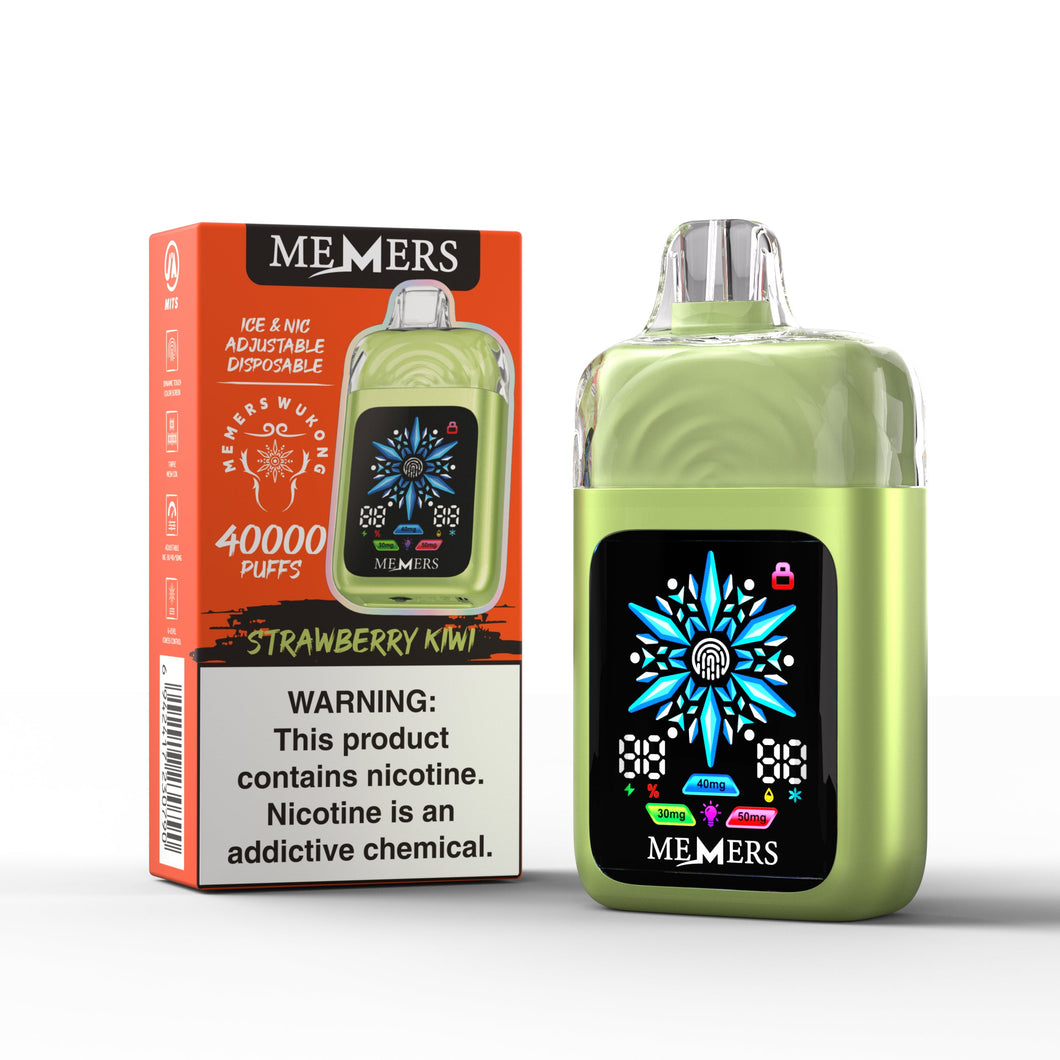 vape smaki owocowe, brzoskwinia truskawka kiwi arbuz vape, kolekcja liquidów owocowych - Truskawkowo-kiwi Vape | Jednorazowe urządzenie – Wukong V40K