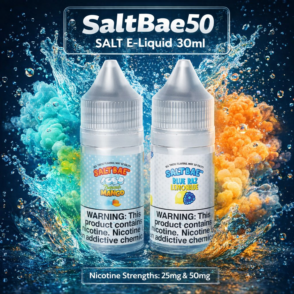 Lataa kuva gallerian katseluohjelmaan, SaltBae50 SALT E-Liquid 30ml
