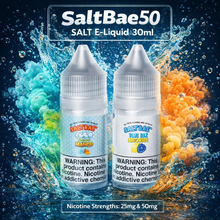 Įkelkite vaizdą į galerijos žiūrovą, SaltBae50 SALT E-Liquid 30ml
