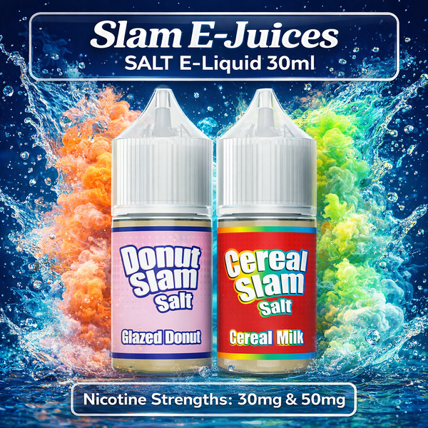 Slam E-Juices SALT E-Liquid 30ml - Müüjad