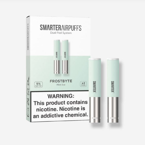 Frostbyte - Smarter AirPuffs Flavored Nicotine Pods – Mint Ice - 2-Pack - AirPuffs Mais Inteligentes