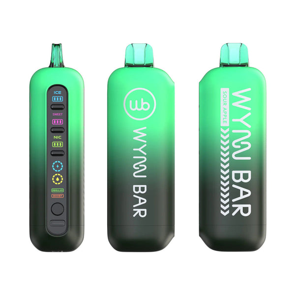Sour Apple - Wynn Bar 4 Adjust 50K - 50K Vapes
