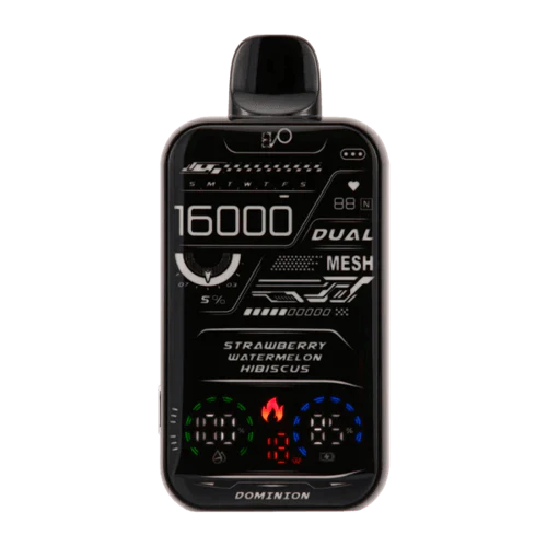 Strawberry Watermelon Hibiscus - EVO Dominion 16000 - Cheap Disposable Vapes Under $10