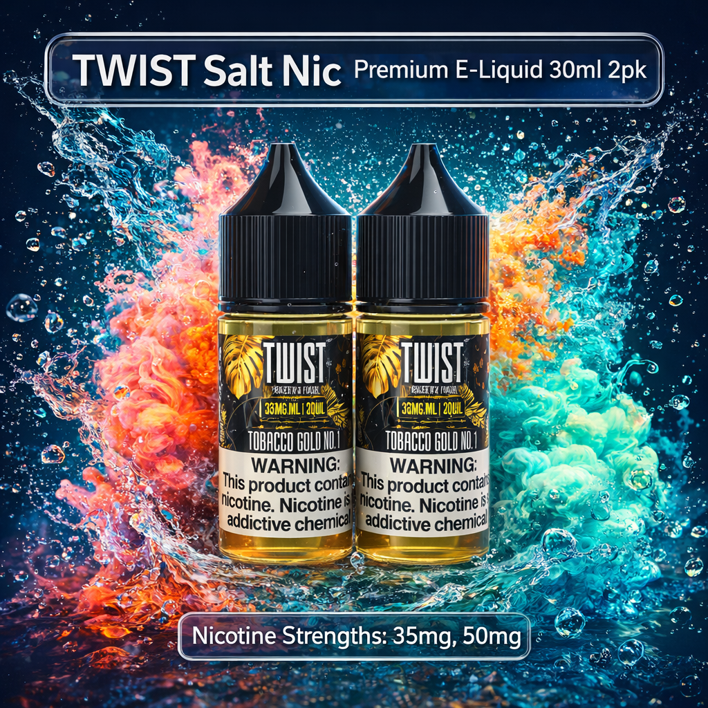 Lataa kuva gallerian katseluohjelmaan, TWIST Salt Nic Premium E-Liquid 30ml 2pk
