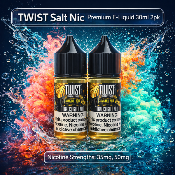 TWIST Salt Nic Premium E-Liquid 30ml 2pk - E-Liquidi Nic Salt