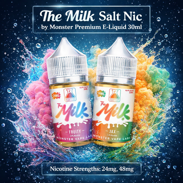 The Milk Salt Nic by Monster Premium E-Liquid 30ml - E-Liquidi Nic Salt