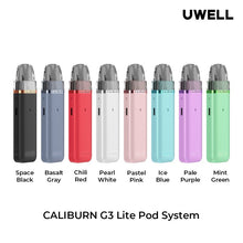 Carica l'immagine nel visualizzatore Galleria, Uwell Caliburn G3 Lite Pod Kit
