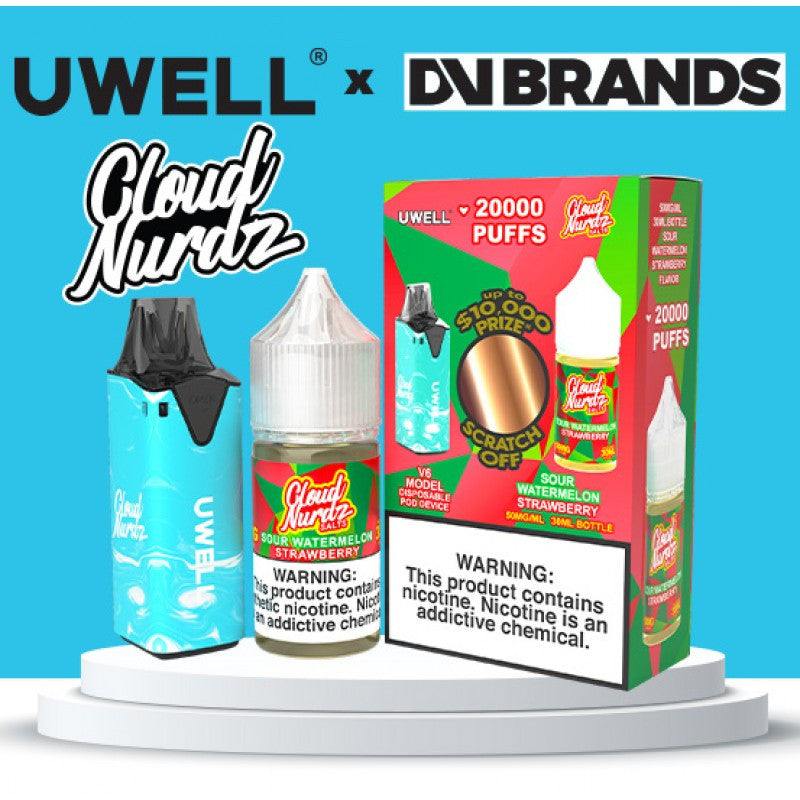 Load image into Gallery viewer, Cloud Nurdz Salt x Uwell V6 Kit
