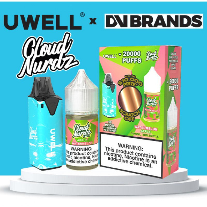 Load image into Gallery viewer, Cloud Nurdz Salt x Uwell V6 Kit
