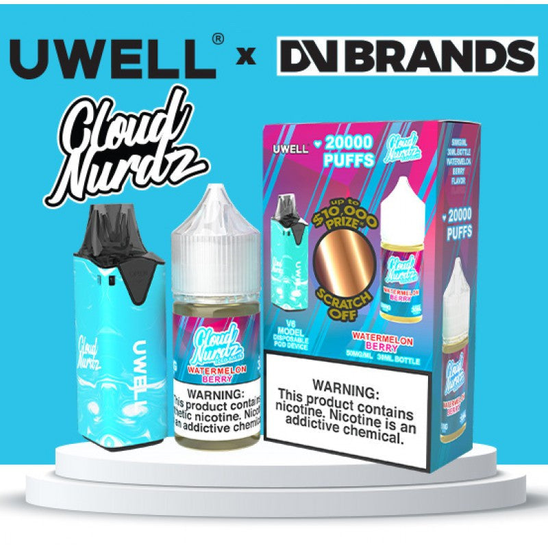 Load image into Gallery viewer, Cloud Nurdz Salt x Uwell V6 Kit
