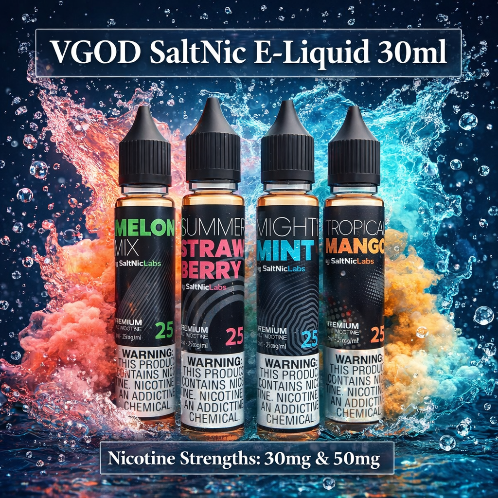 Lataa kuva gallerian katseluohjelmaan, VGOD SaltNic E-Liquid 30ml
