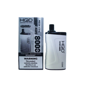 hqd vape cuvie mars 8000 8000 Puffs Rechargeable Flavour:Polar Mint Iced Cuidar bem das suas BCREGS