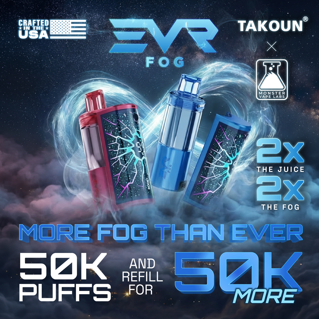 Dopĺňateľná jednorazová súprava EVRFOG 100K