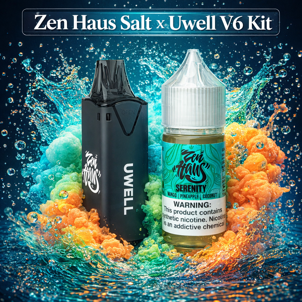 Load image into Gallery viewer, Zen Haus Salt x Uwell V6 Kit
