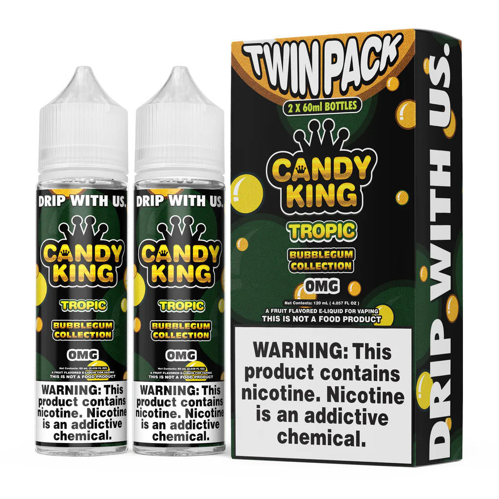 Load image into Gallery viewer, Candy King Bubblegum E-Liquid 60ml Twin Pack
