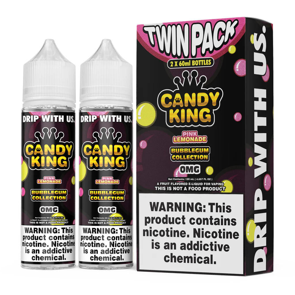 Load image into Gallery viewer, Candy King Bubblegum E-Liquid 60ml Twin Pack
