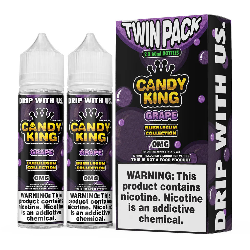 Load image into Gallery viewer, Candy King Bubblegum E-Liquid 60ml Twin Pack

