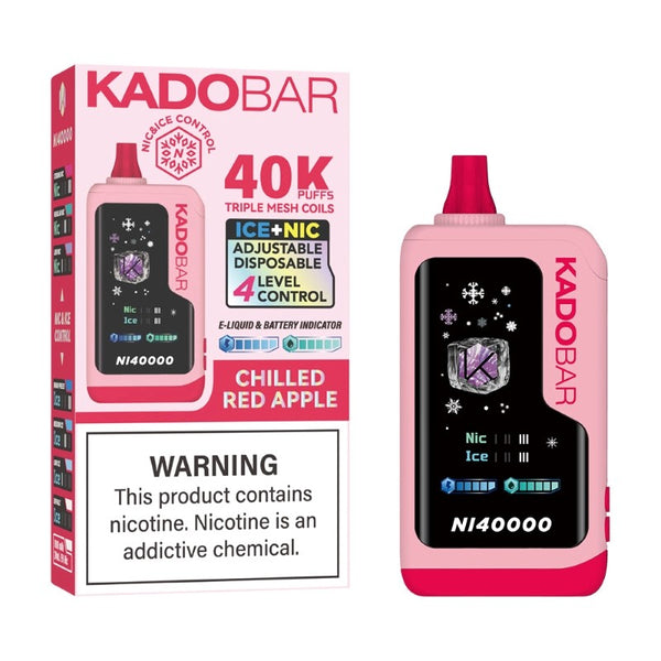 Chilled Red Apple - Kado Bar NI40K - Ice + Nic Control - 40K Vapes