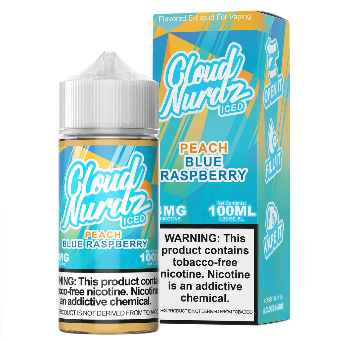 Carregar imagem no visualizador da Galeria, Cloud Nurdz TFN Premium E-Liquid 100ml

