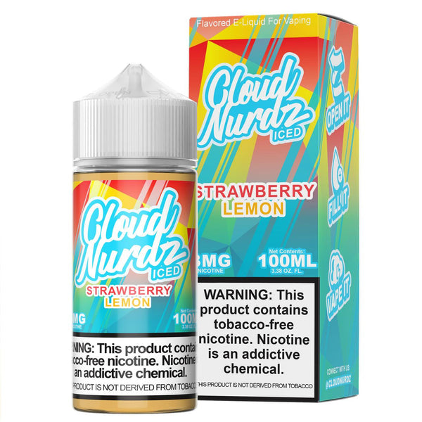 Cloud Nurdz TFN Premium E-Liquid 100ml - TFN E-Liquids (Tobacco-Free Nicotine)