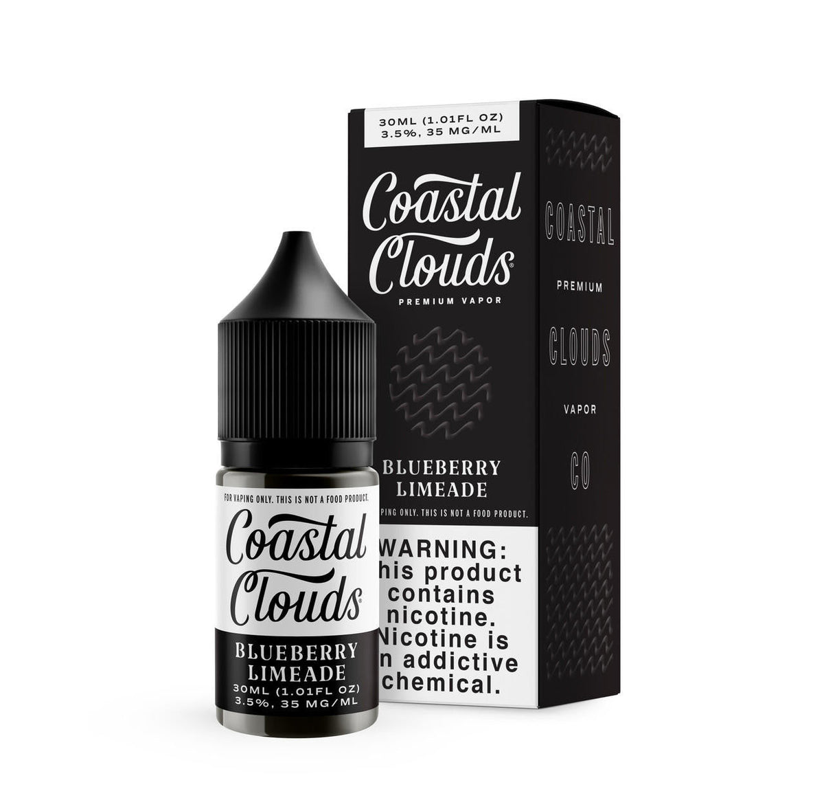 Coastal Clouds Premium klases sāls nikotīna e-šķidrums, 30 ml