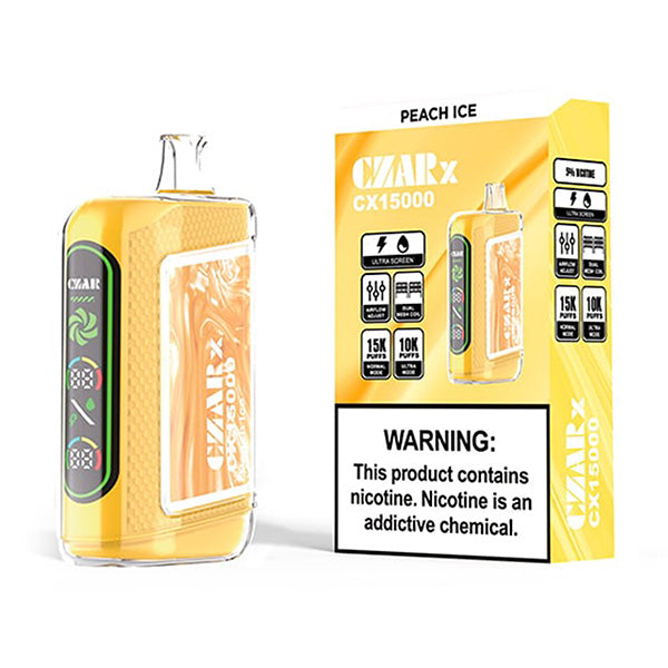 Peach Ice - CZAR X CX15000 - 15k Vapes