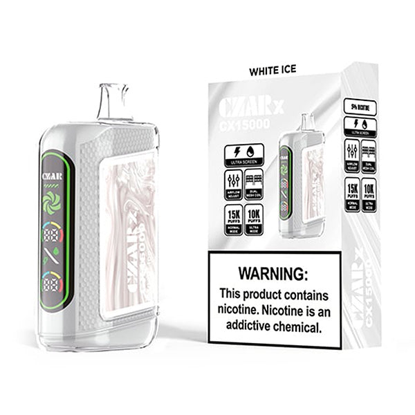 White Ice - CZAR X CX15000 - 15k Vapes