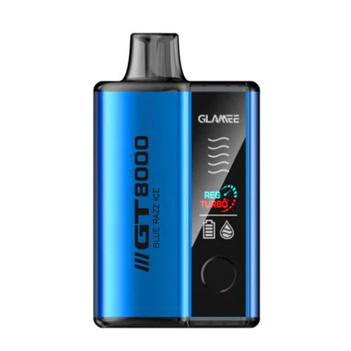 Blue Razz Ice - Glamee GT8000 - 8500 Puff Vapes