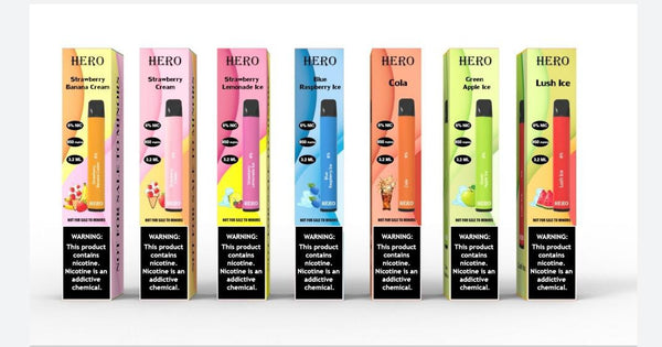 HÉROS 6 % - 20mg Nicotine - Vapes Jetables