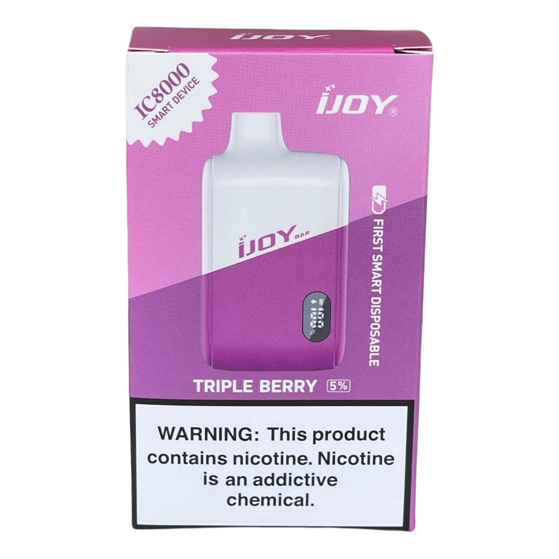IJOY Bar IC8000 Triple Berry Ice Vape - 18ml E-Liquid IJOY Bar IC8000 Triple Berry Ice Vape - 18ml E-Liquid