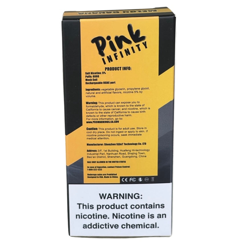 Pink Infinity 6000 Melão Banana